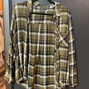 Super Cute Mustard Flannel